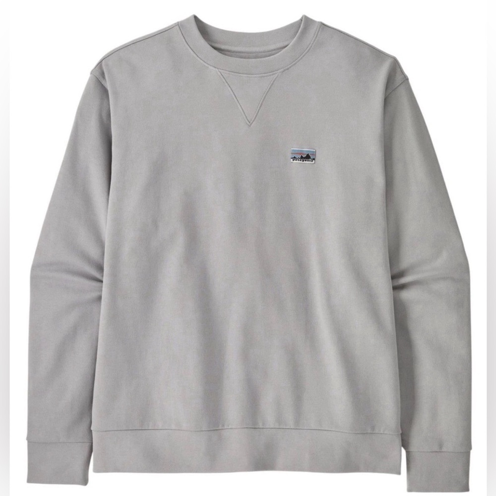 Patagonia Men's Daily Crewneck Sweatshirt Salt Grey Small NWT